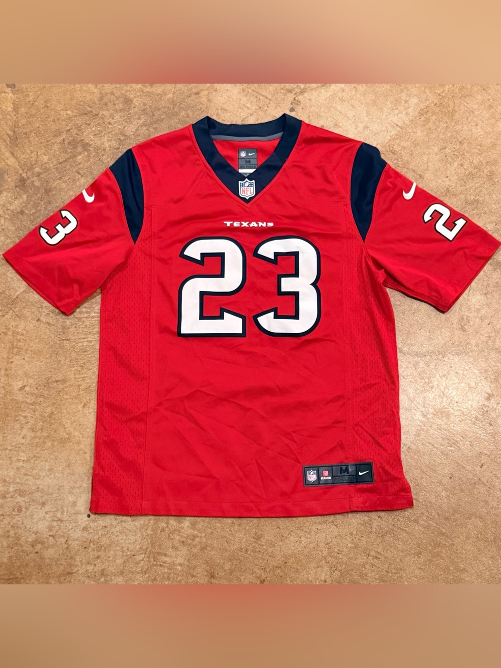Nike NFL Houston Texans Red jersey #23 Arian Foster Size Med On Field